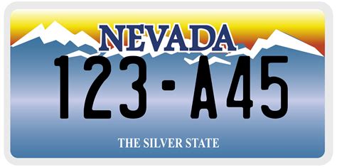 nevada license plate search.